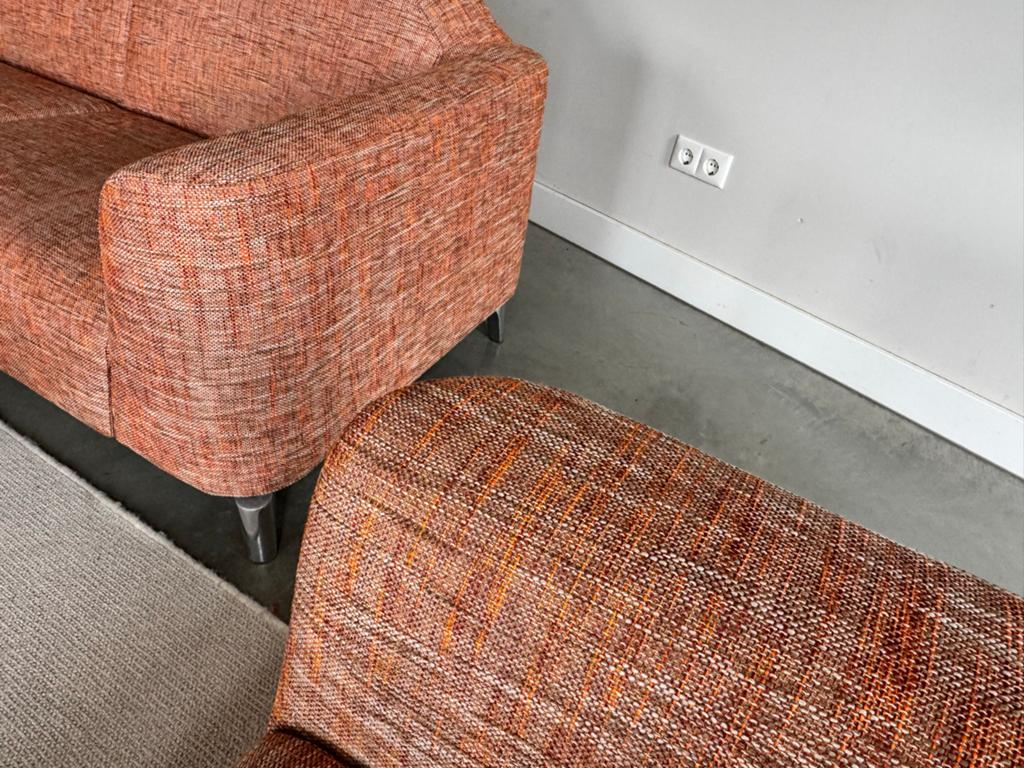 Set van twee Leolux Pode  2,5-zits - Fris als nieuw, Huis en Inrichting, X, Verzenden, Driepersoons, 75 tot 100 cm