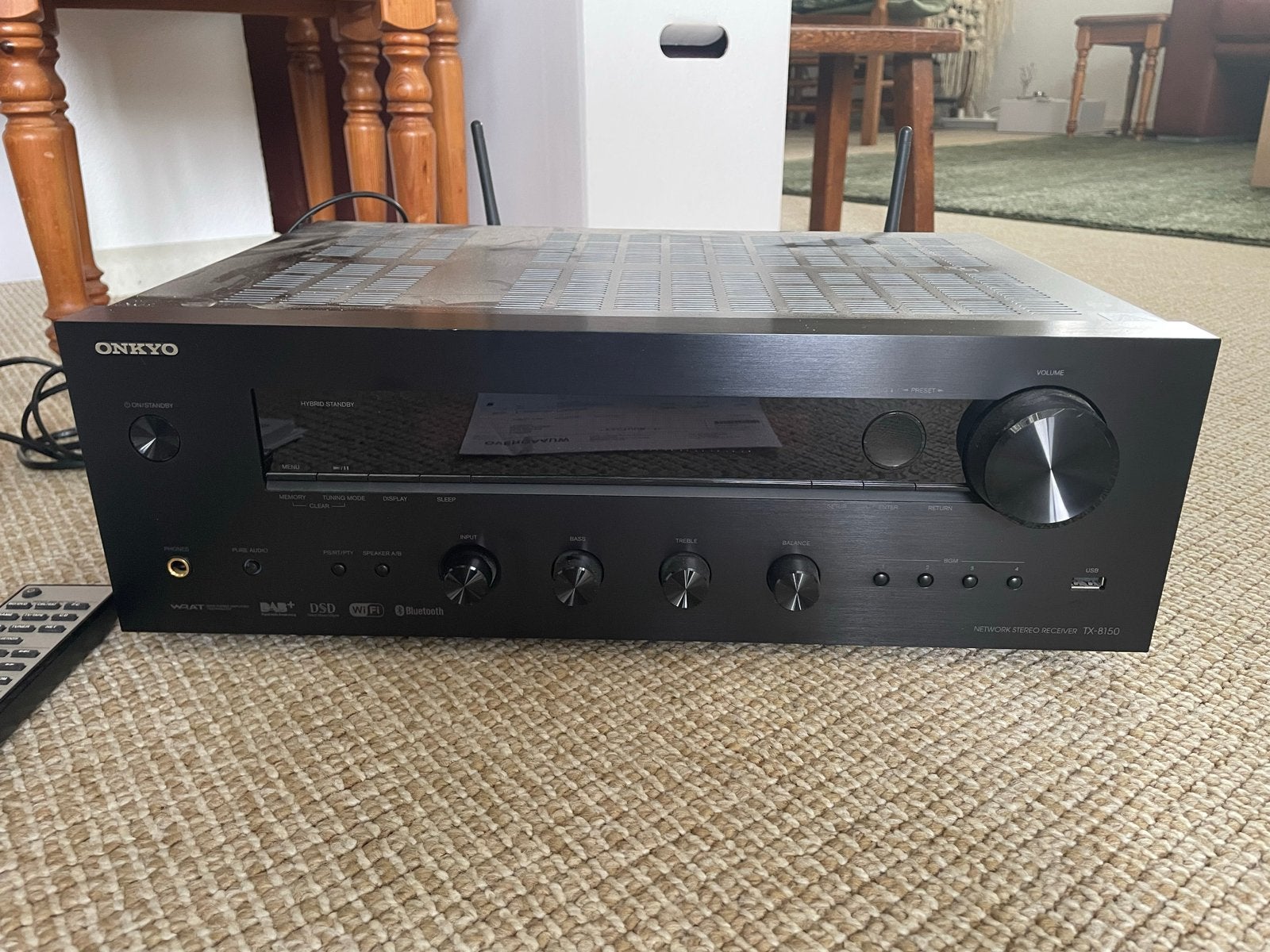Onkyo TX-8150 Netwerk Stereo Receiver - Zo goed als nieuw, Ophalen, Zo goed als nieuw, 120 watt of meer, Stereo