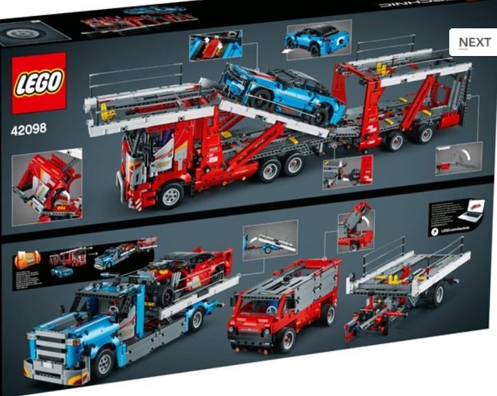 Lego 42098 Autotransportvoertuig vrachtwagen truck Technic, Ophalen of Verzenden, Gebruikt, Complete set, Lego