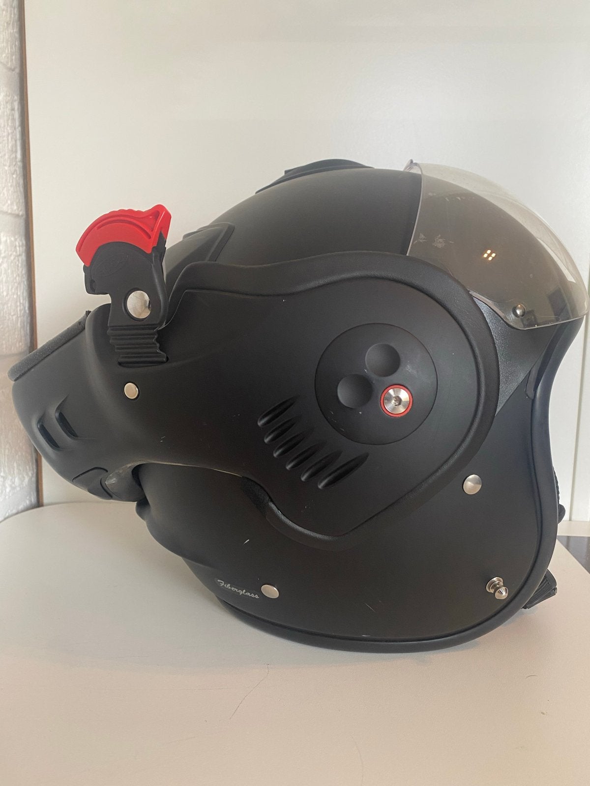 ROOF Boxxer V8 Alpha Helm Maat M - Inclusief Vizier, Overige merken, M, Systeemhelm, Ophalen of Verzenden