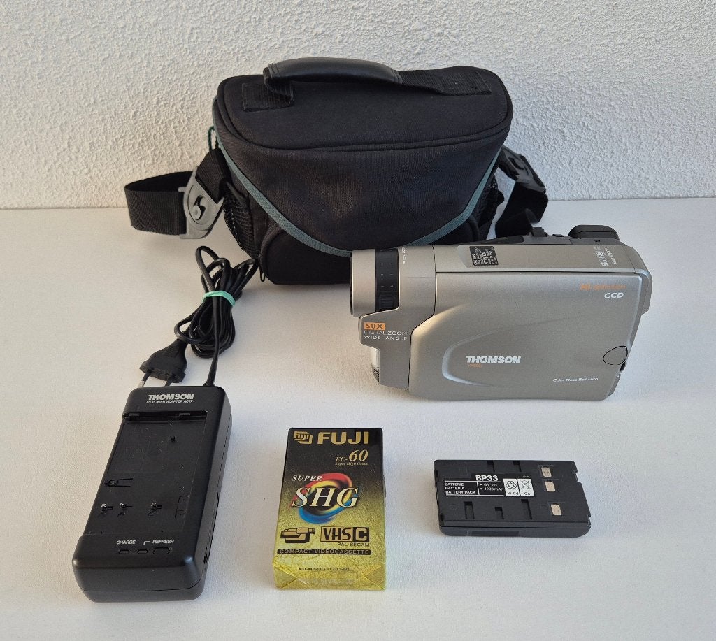 Thomson VMS081 VHS-C Video Camera Camcorder, Ophalen of Verzenden, VHS-C of SVHS-C, Camera