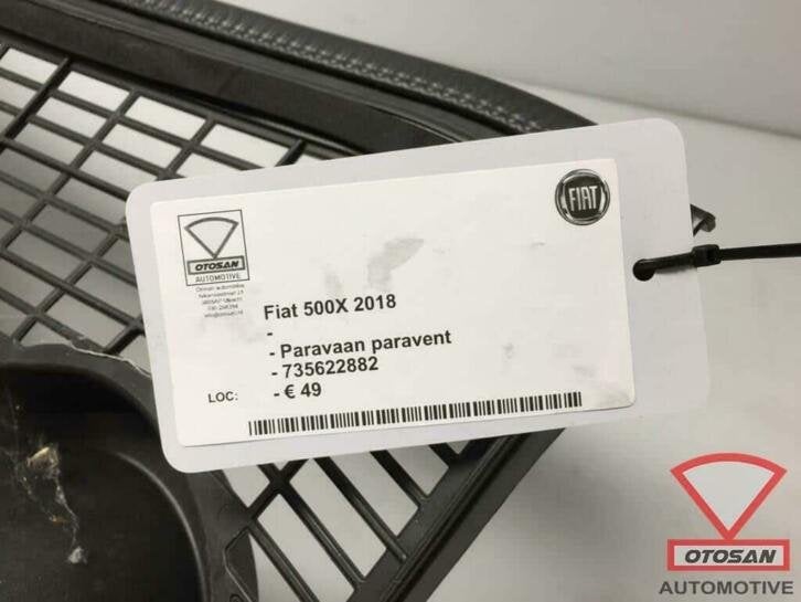 fiat 500x 2018 paravan paravent 735622882, Gebruikt, Stellantis Europe S.p.A., Ophalen of Verzenden, Info@stellantis.com