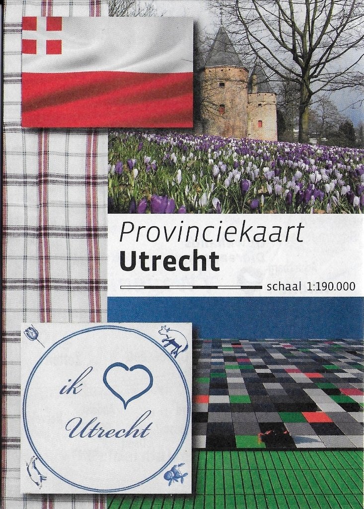 pvr6 Provinciekaart ( plattegrond ) Utrecht, 2000 tot heden, Ophalen of Verzenden, Nederland, Landkaart