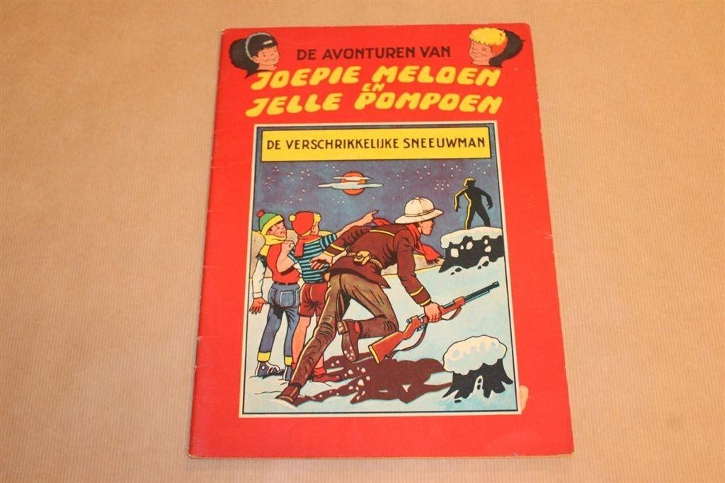 Joepie Meloen & Jelle Pompoen - De verschrikkelijke sneeuwma, Eén stripboek, Ophalen of Verzenden, Zo goed als nieuw