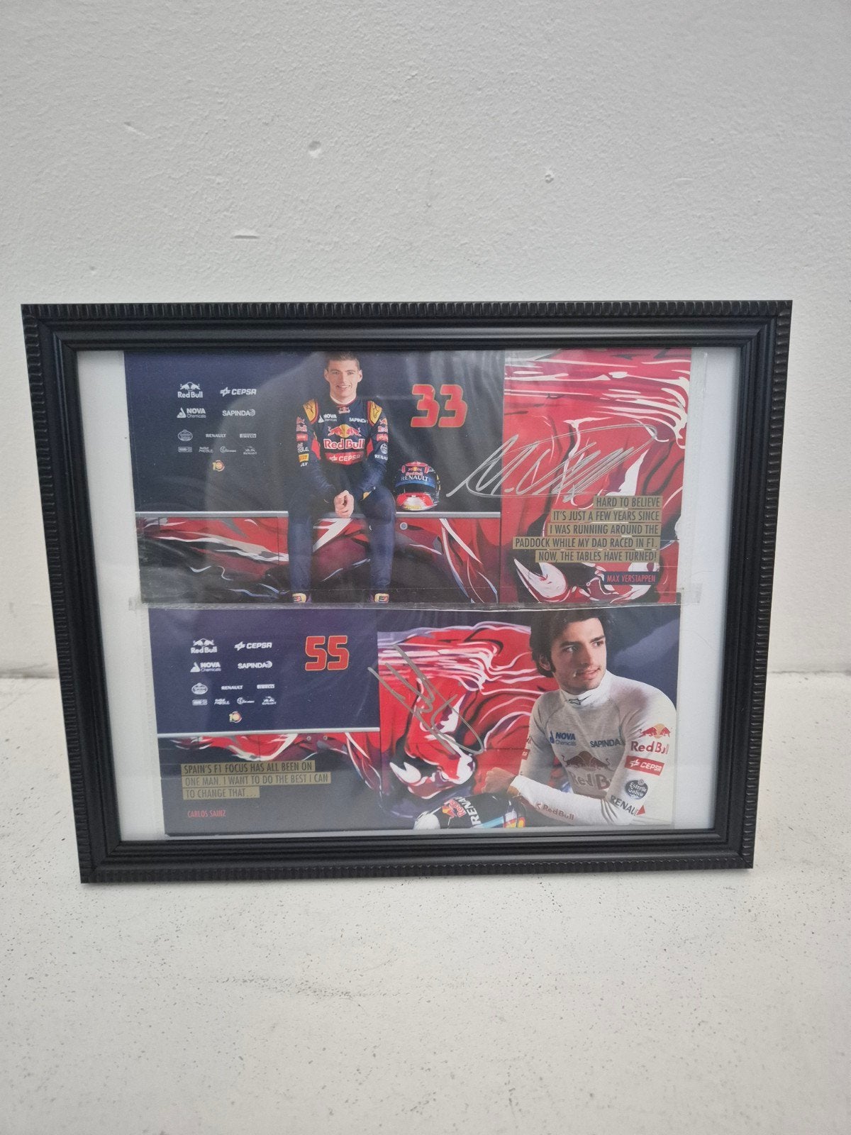 max verstappen debuut scuderia  toro rosso rijders kaarten, Verzamelen, Ophalen, Nieuw, Formule 1
