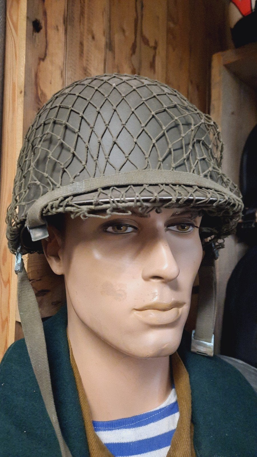 Nederlandse M1 helm met helmnetje, Ophalen of Verzenden