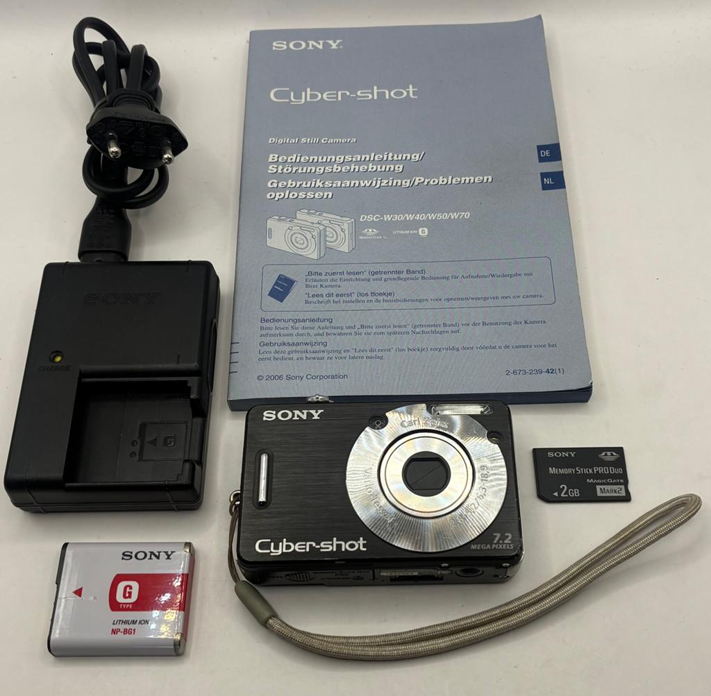 Sony Cyber-shot DSC-W70 - compact camera, Ophalen of Verzenden, Zo goed als nieuw, Sony, 8 keer of meer