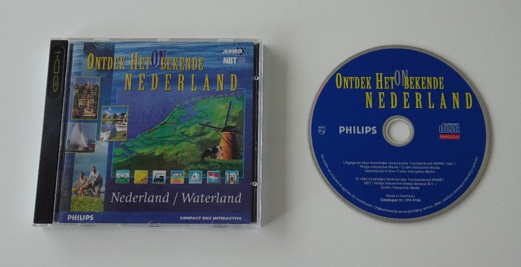 Ontdek het Onbekende Nederland voor Philips CD-i, 1 speler, Ophalen, Zo goed als nieuw, Vanaf 3 jaar