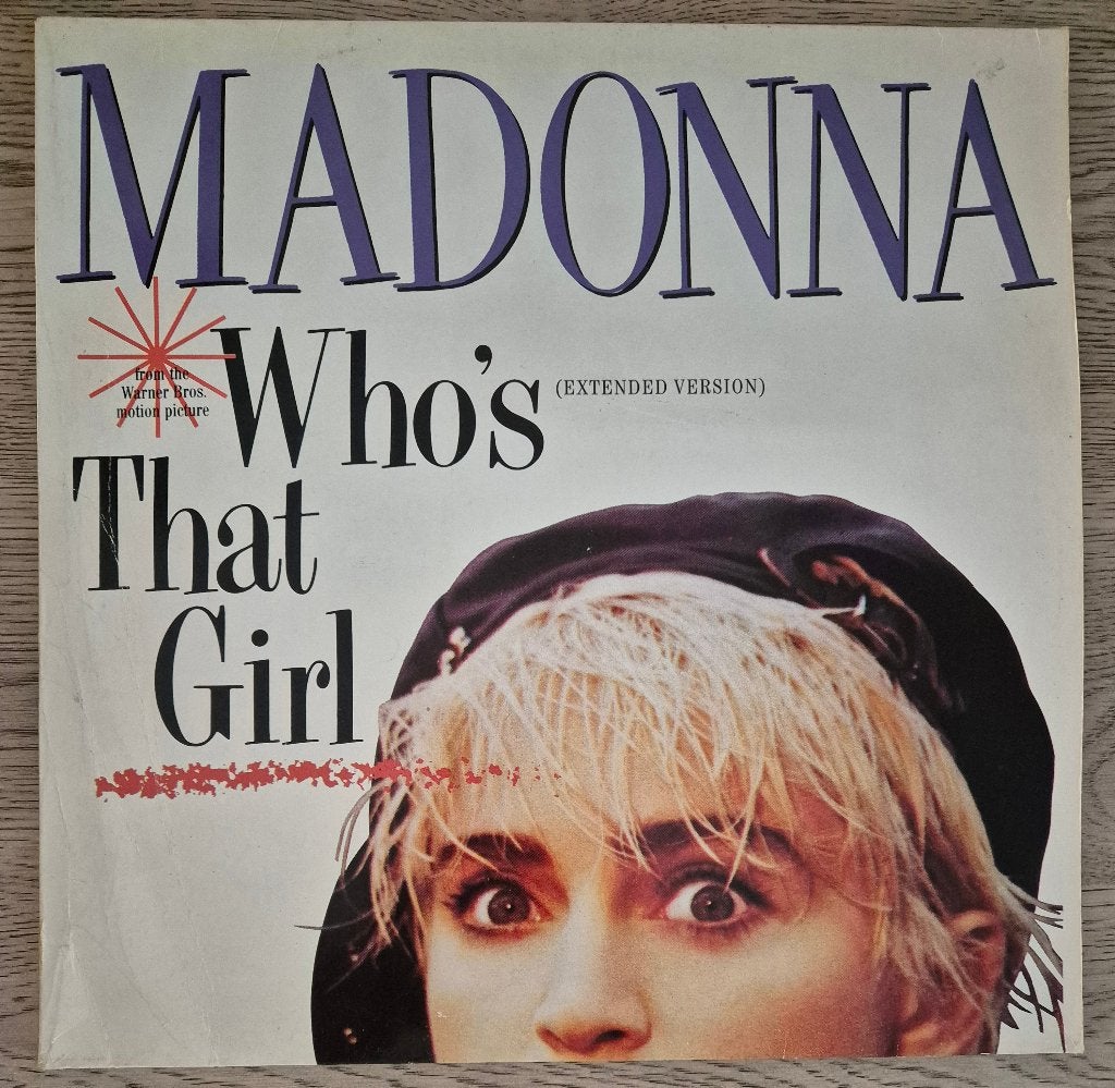 Madonna – Who's That Girl (Extended Version) 12", Ophalen of Verzenden, Pop