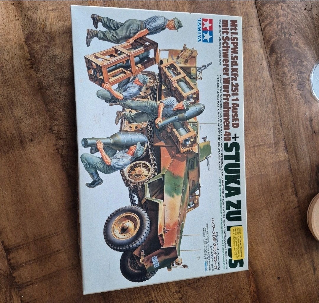 Tamiya Stuka zu Fuss 1:35 modelbouw kit, Tank, 1:32 tot 1:50, Nieuw, Ophalen of Verzenden
