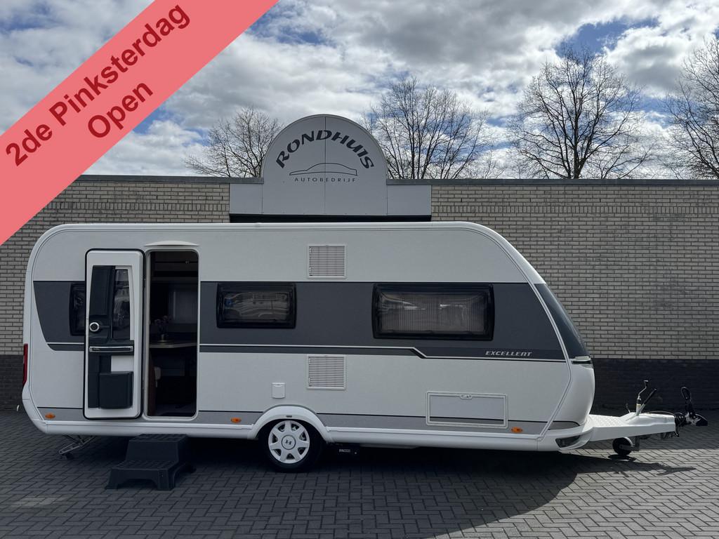 Hobby Excellent 495 UL met enkele bedden *Mover/ATC/1e eigen, Caravans en Kamperen, Caravans, Vast bed, Rondzit, Hobby, 7 tot 8 meter
