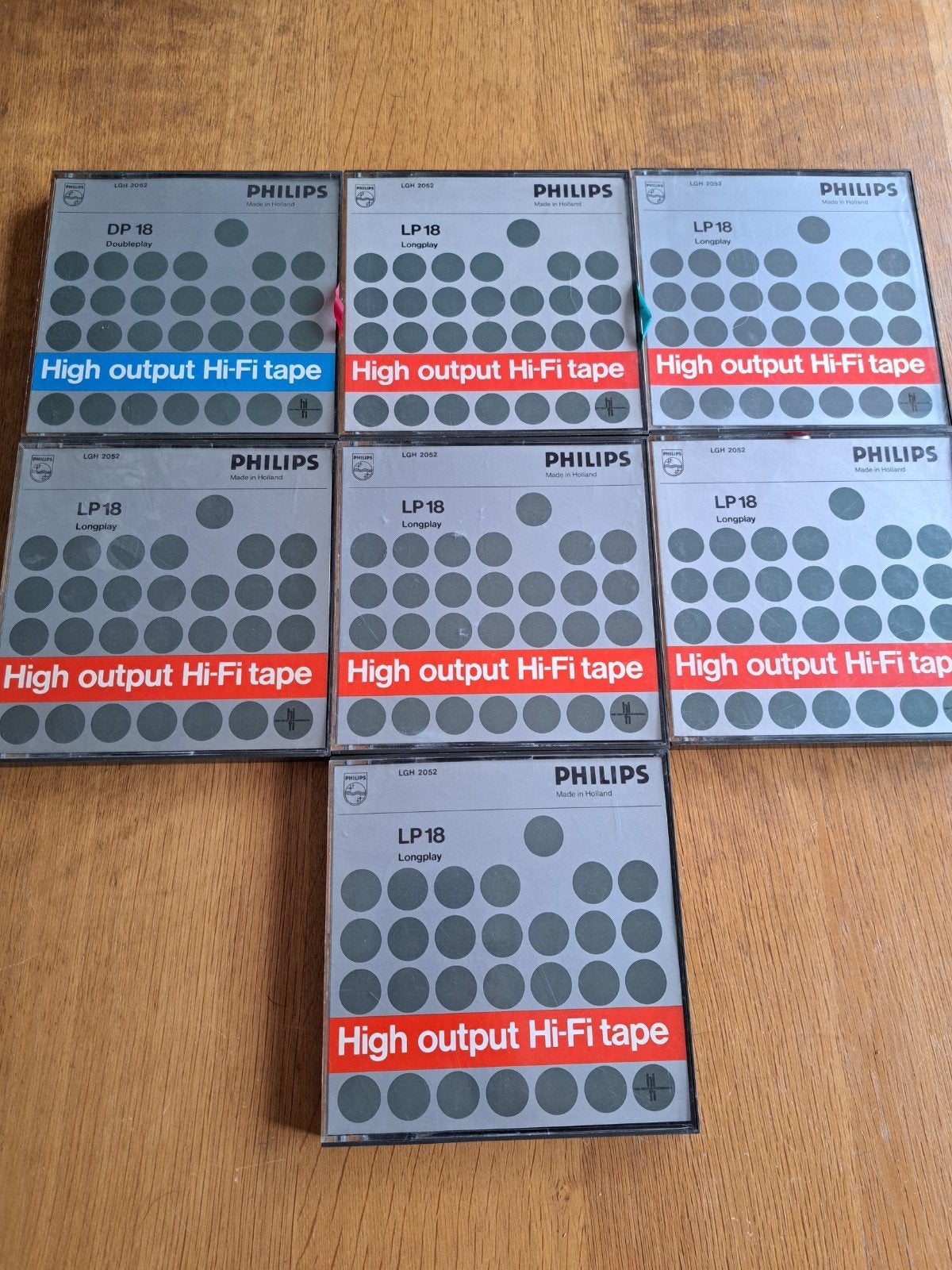 7 Philips bandrecorderbanden, Ophalen of Verzenden