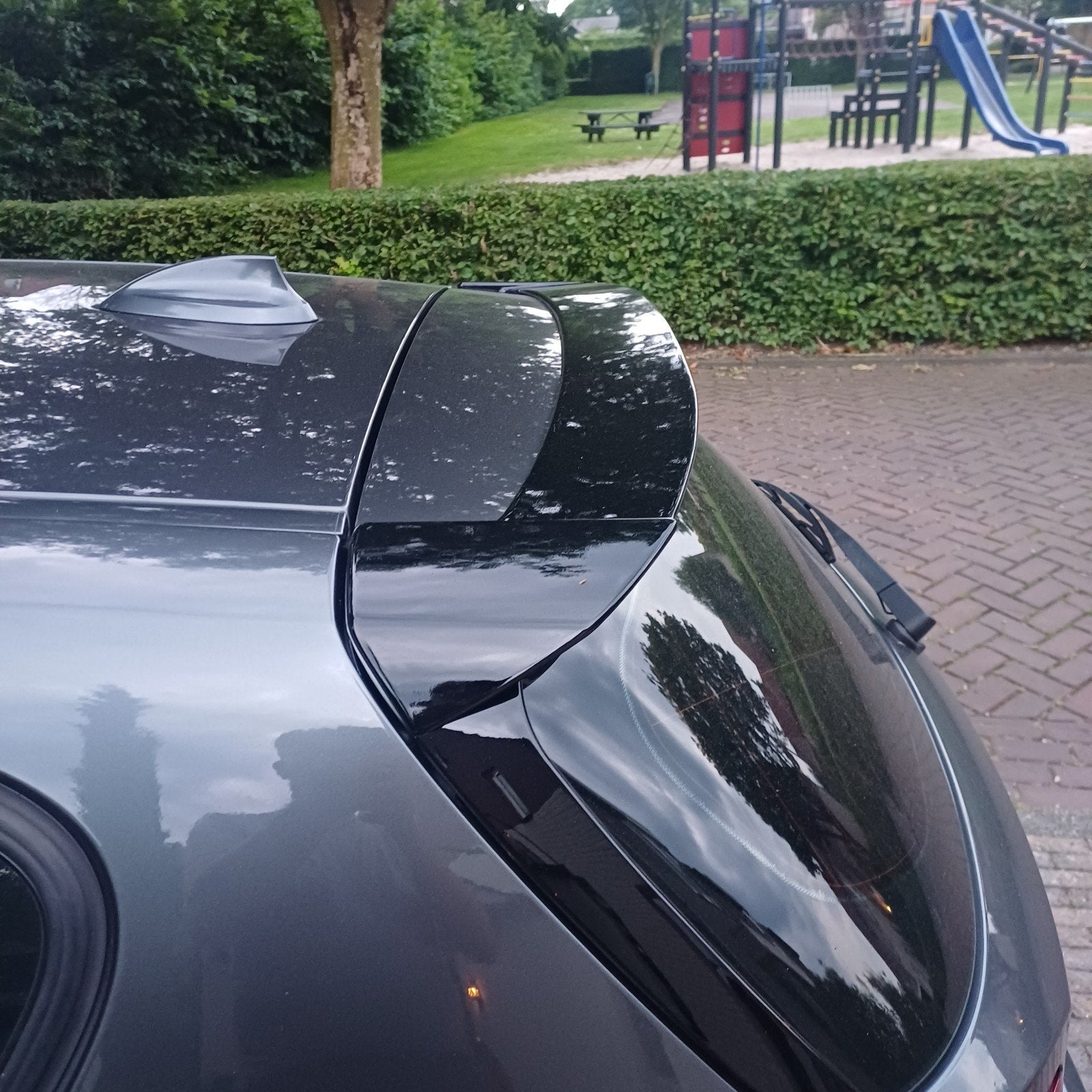 Bmw 1 serie f20  dakspoiler  lakzwart, Auto diversen, Tuning en Styling, Ophalen of Verzenden