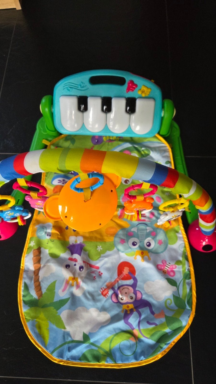 Babygym met speelkleed en piano, Kinderen en Baby's, Ophalen, Gebruikt, Babygym, Met geluid
