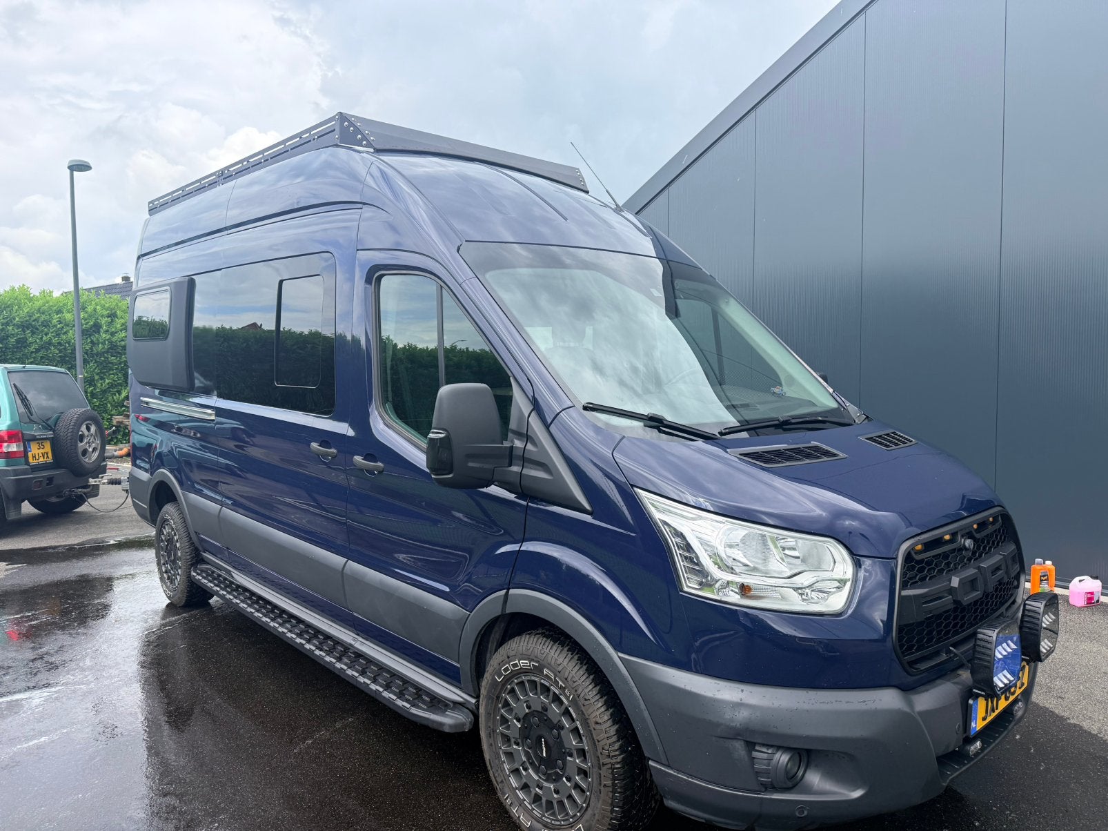 Ford transit camper nieuwe motor off grid roofrack zelfbouw, Buscamper of Camperbus, Rookmelder, Ford, Particulier