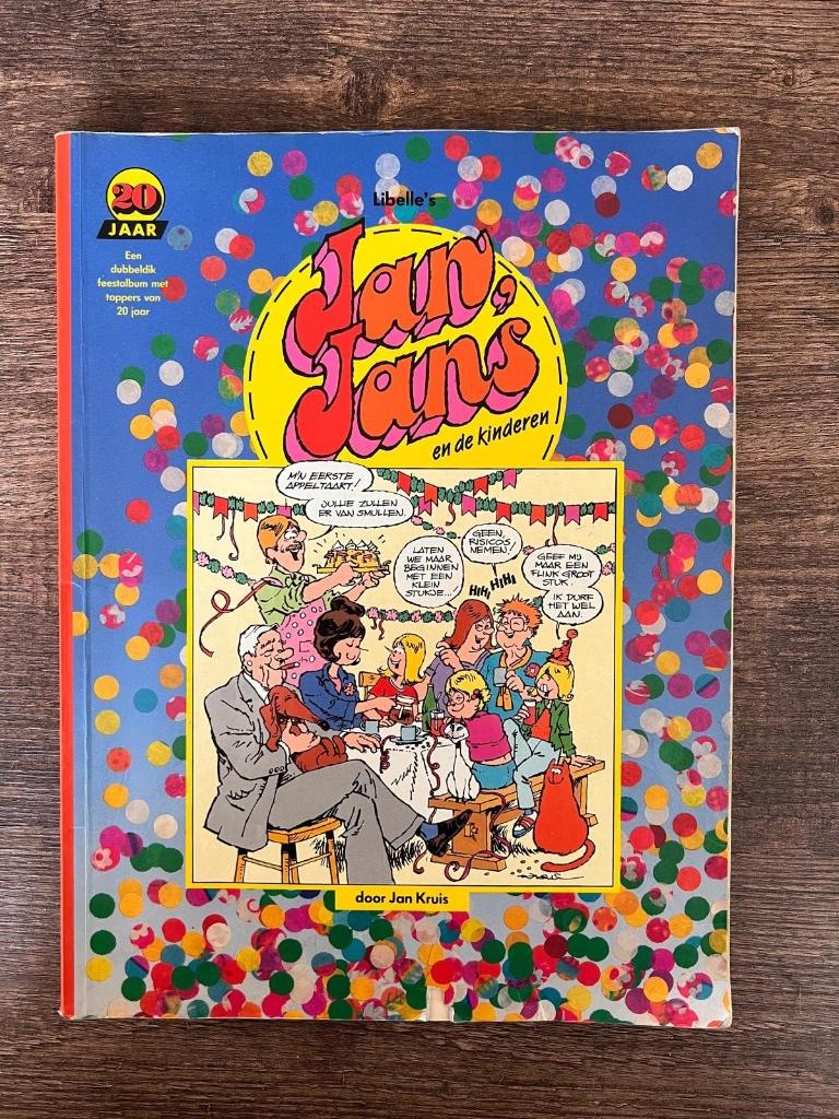 Jan, Jans en de kinderen - 20 jaar editie, Boeken, Eén stripboek, Ophalen of Verzenden, Jan Kruis, Gelezen