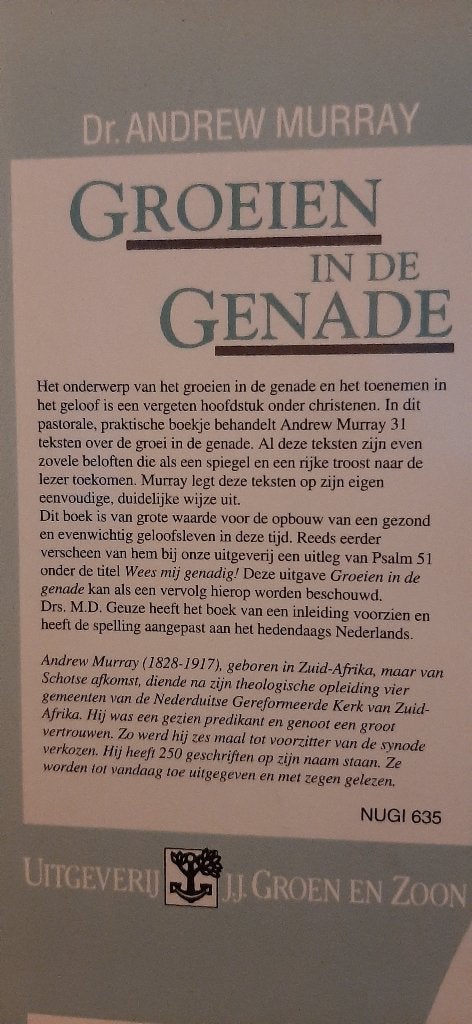 2 boeken van Andrew Murray, Ophalen of Verzenden, Gelezen, Christendom | Protestants