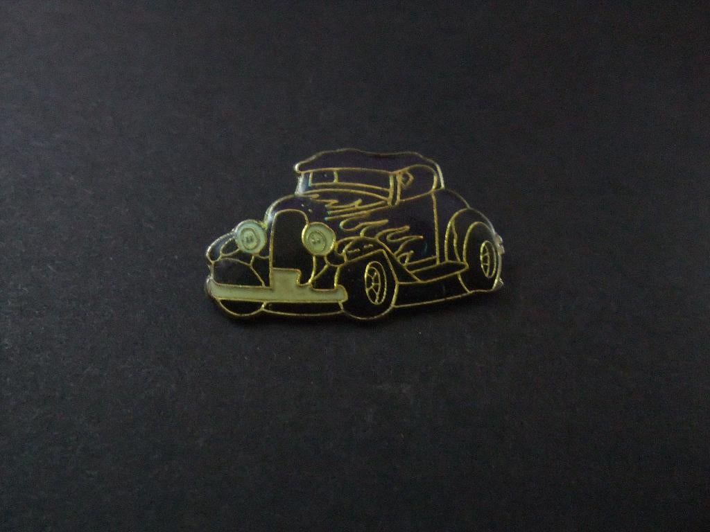 Ford Hot Rod 1934 blauw model, pin, Ophalen of Verzenden, Gebruikt, Overige onderwerpen