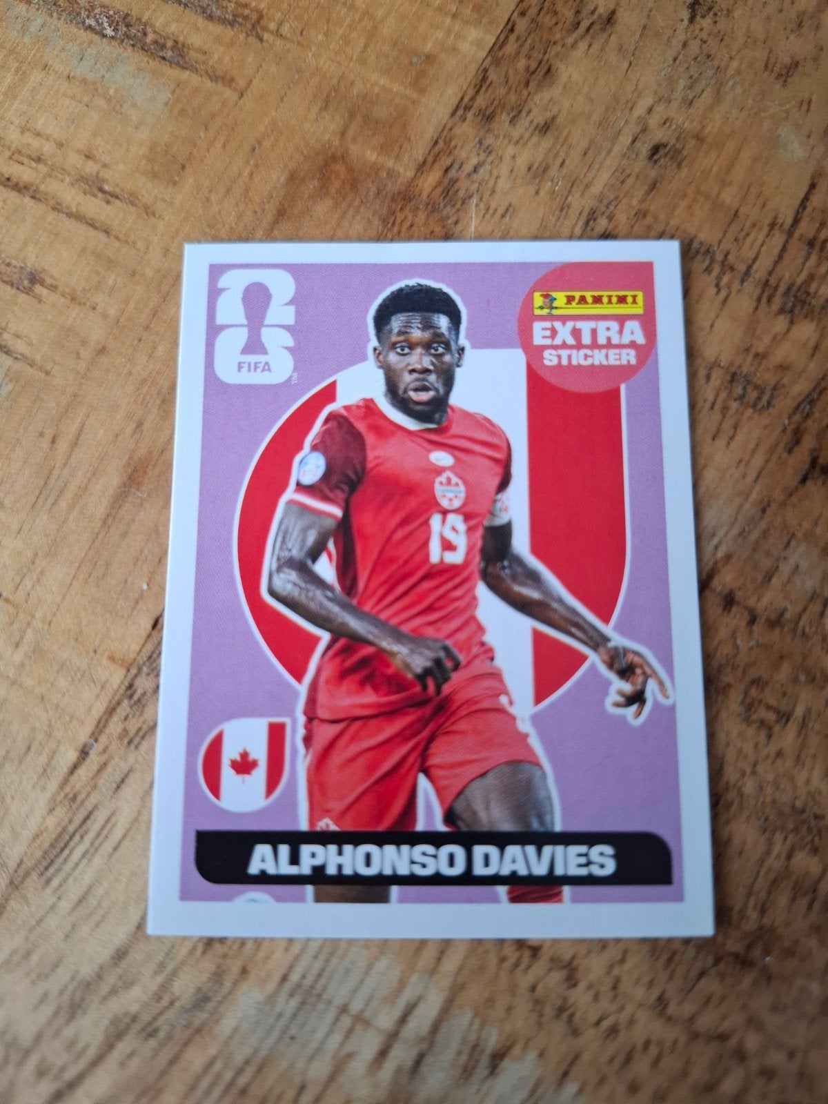 Alphonso Davies Panini Extra Sticker FIFA World Cup 2026, Ophalen of Verzenden, Nieuw, Sport