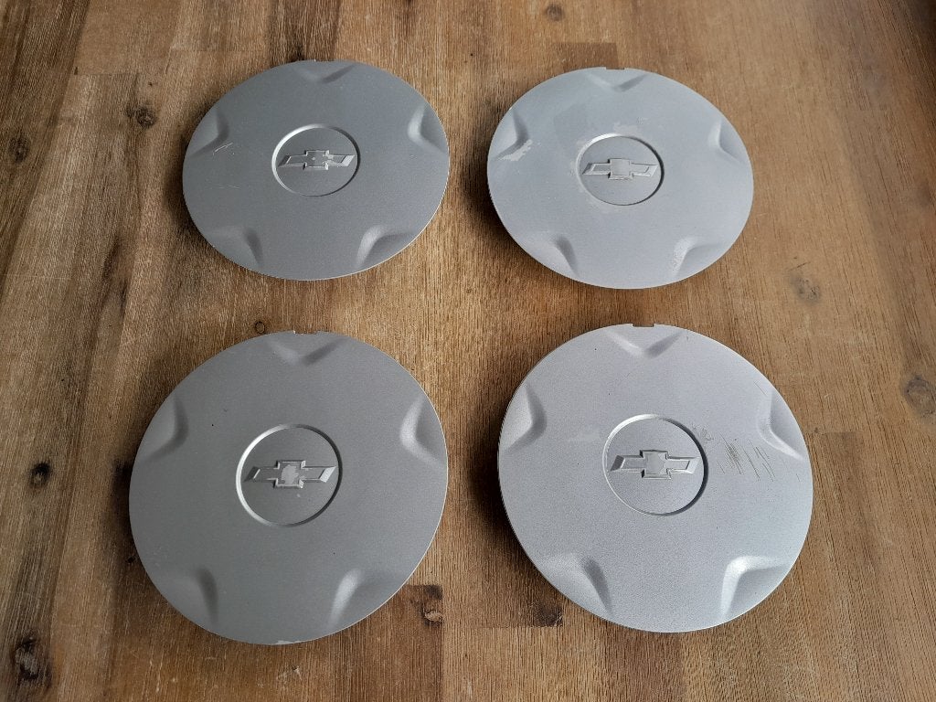 4x Origineel Chevrolet Naafkapjes/deksels - 14"- goede staat, Verzenden, Gebruikt