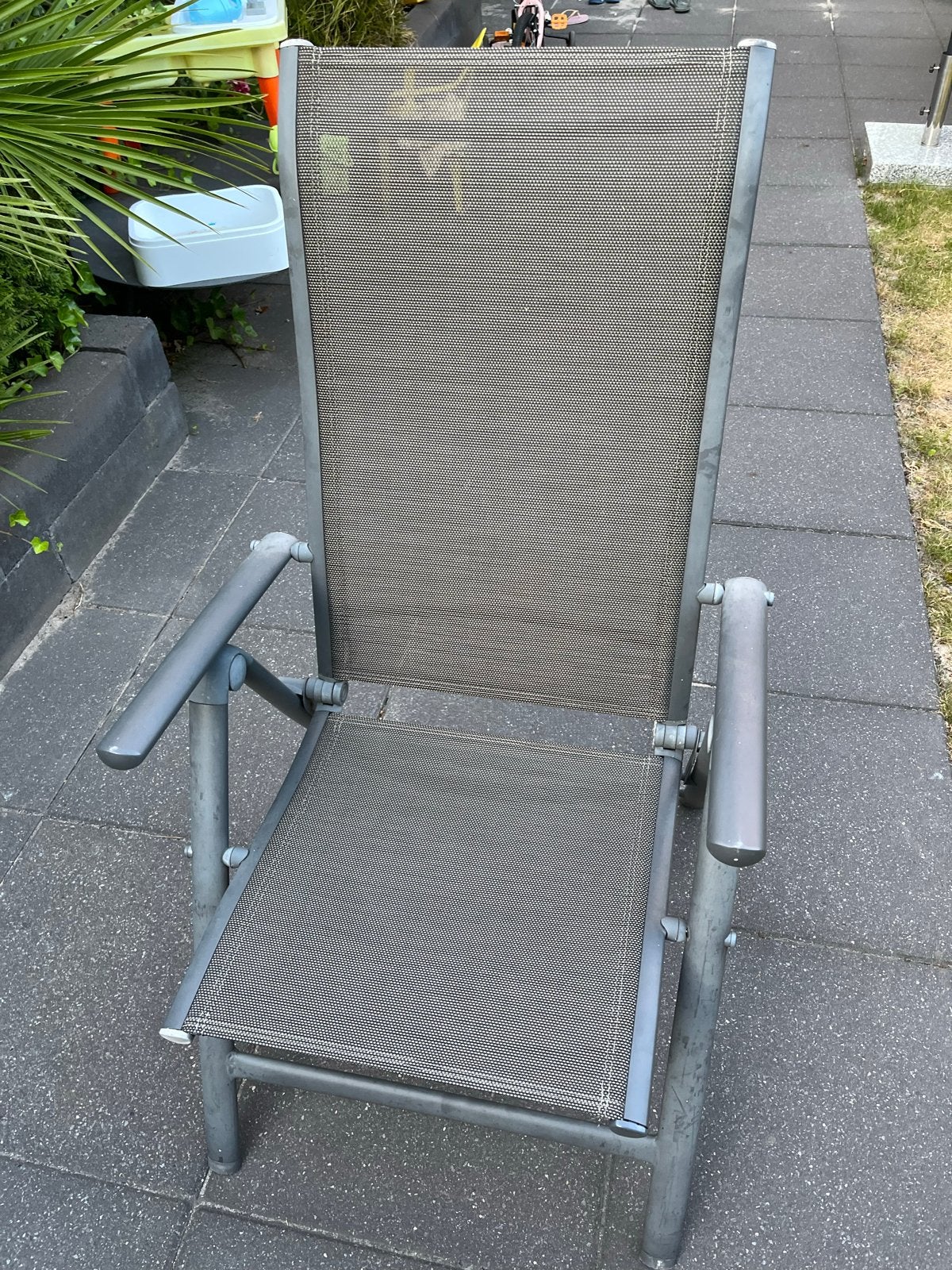 4x Garden Impressions verstelbare tuinstoelen, Ophalen, Gebruikt, Verstelbaar