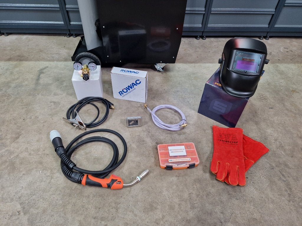 Compleet pakket!! MIG Jasic Evo 230v Mig 200C PFC, Ophalen of Verzenden, Nieuw, 150 tot 250 ampère, Co2