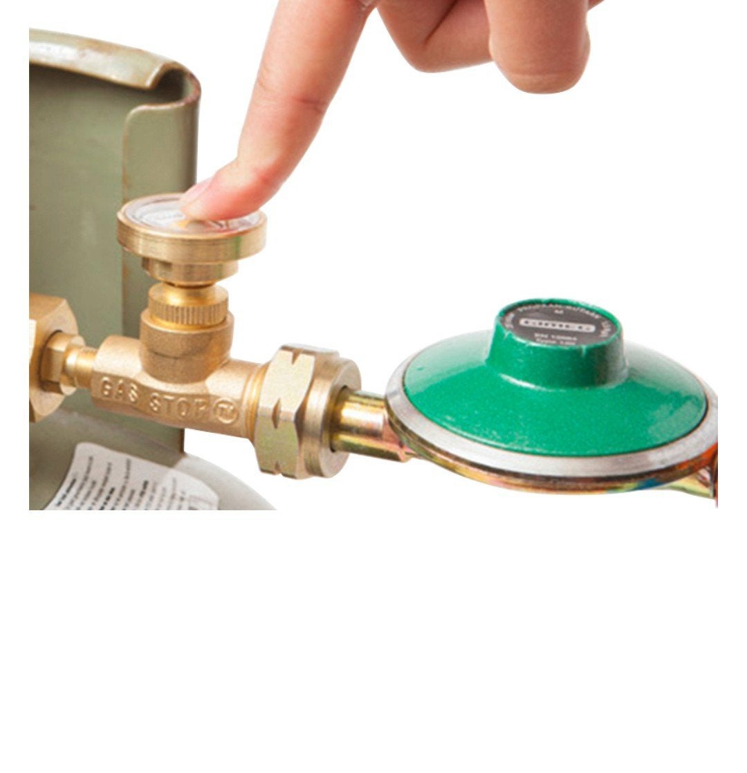 GasStop Gasfles Beveiliging met Drukindicator, Ophalen, Nieuw