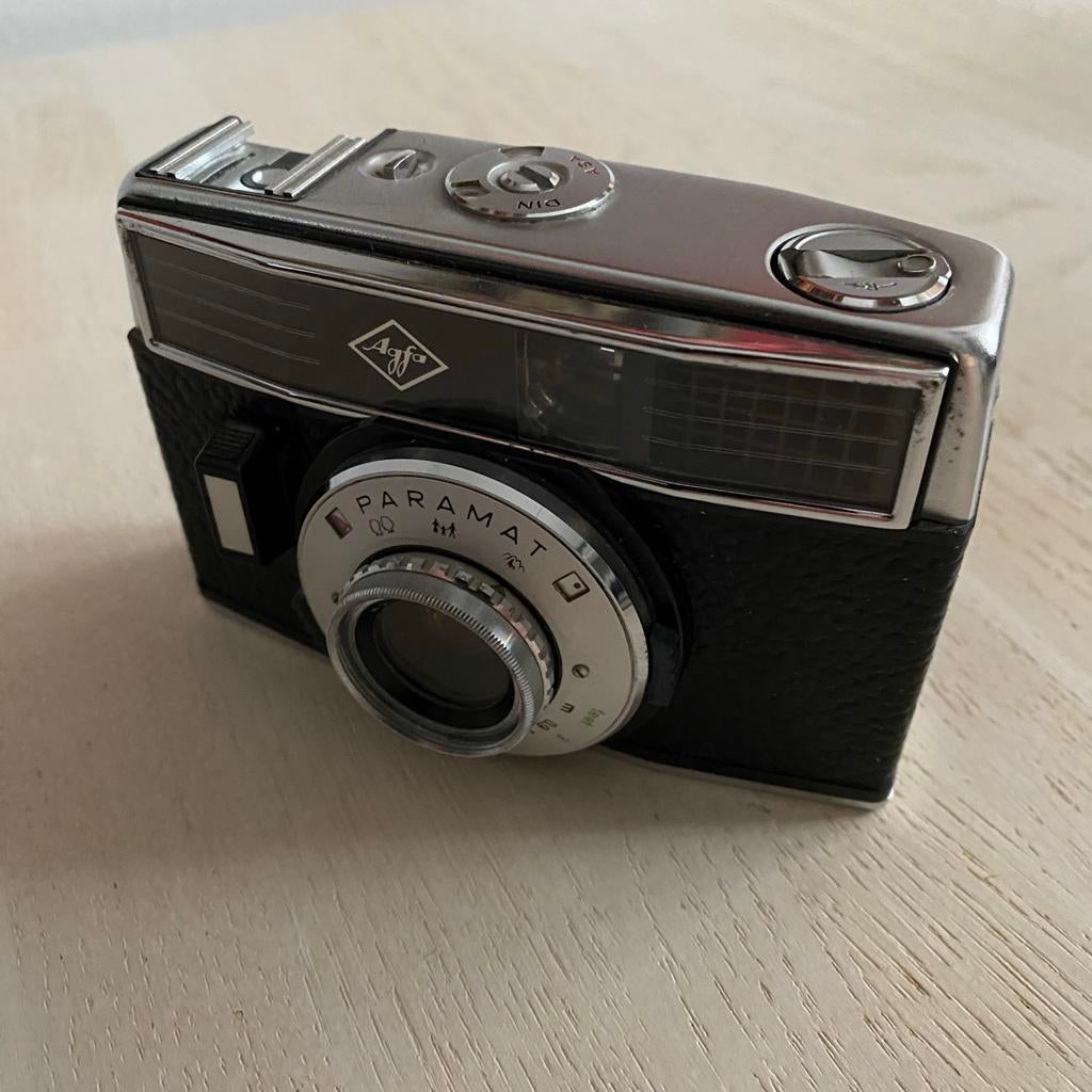 Agfa Paramat camera met flitser, Ophalen of Verzenden, Gebruikt, Compact, Overige Merken