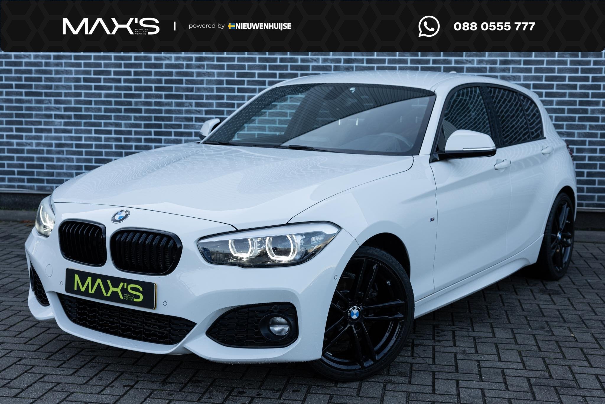 BMW 1-serie 118i Edition M Sport Shadow Executive | Achterui, Gebruikt, Alcantara, Wit, Origineel Nederlands