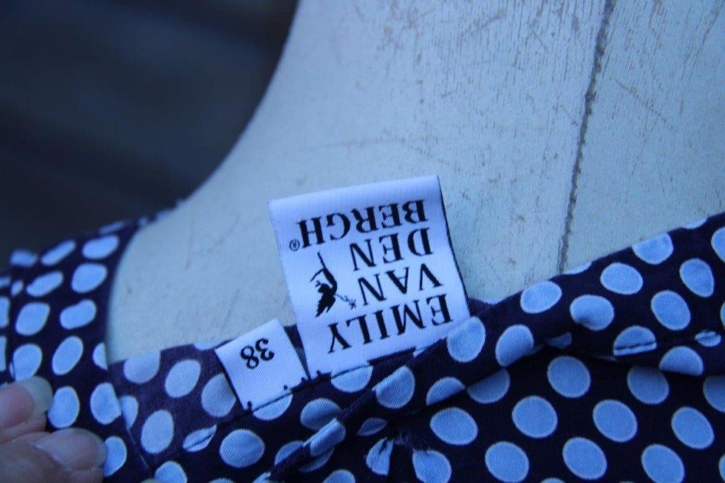 Tuniek donkerblauw/ blauw Emily van den Bergh mt 38 Vaste Pr, Maat 38/40 (M), Blauw, Emily van den Bergh, Ophalen of Verzenden