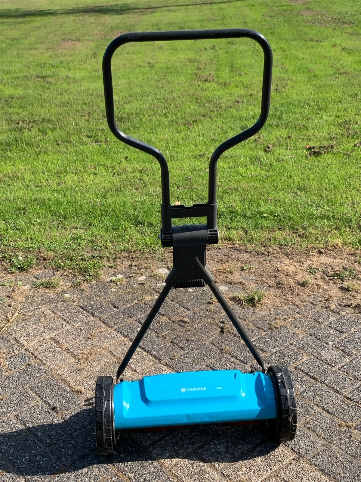 Gardena duwmaaier - Handgrasmaaier voor klein gazon, Ophalen, Gebruikt, Handgrasmaaier, 30 t/m 39 cm