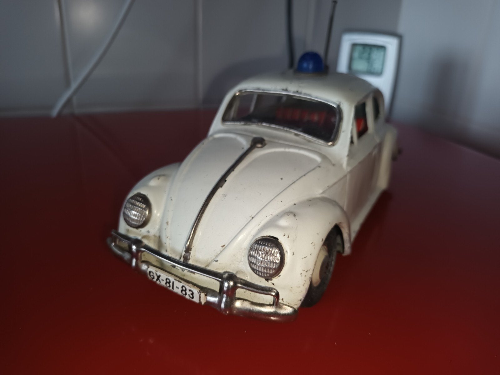 blikken speelgoed. volkswagen kever Politie. Bandai japan., Ophalen of Verzenden