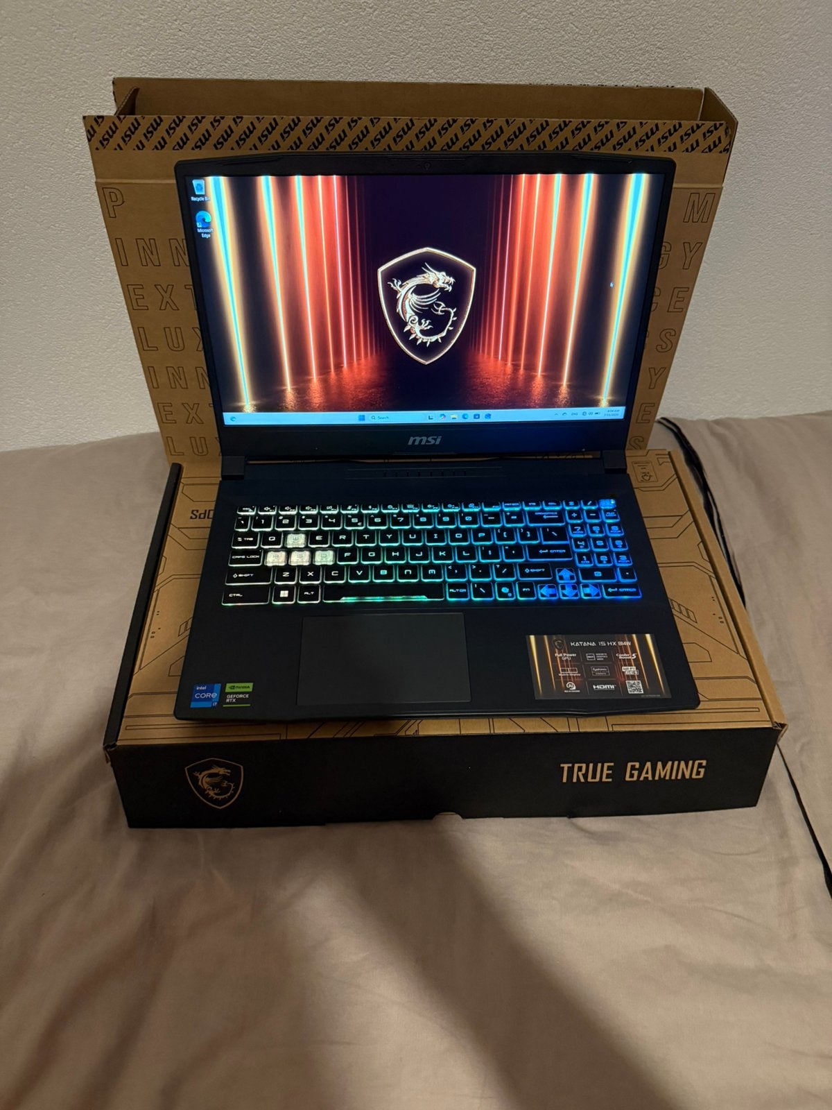 MSI Katana | RTX 5060 | i7-14650HX | Garantie t/m 2027., Computers en Software, Windows Laptops, 15 inch, Ophalen of Verzenden