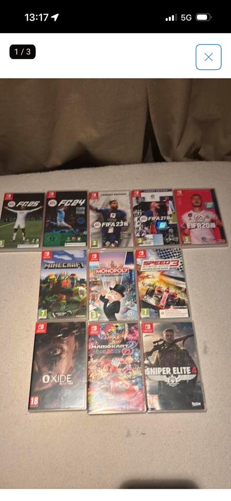 Nintnedo games, Ophalen of Verzenden, Zo goed als nieuw