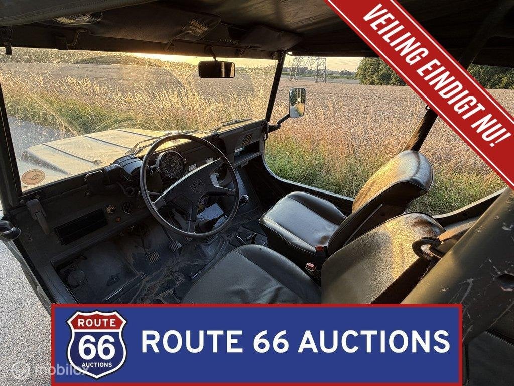 Volkswagen Iltis | 1978 | Route 66 Auctions, Overige carrosserieën, Volkswagen, Zwart, Bedrijf