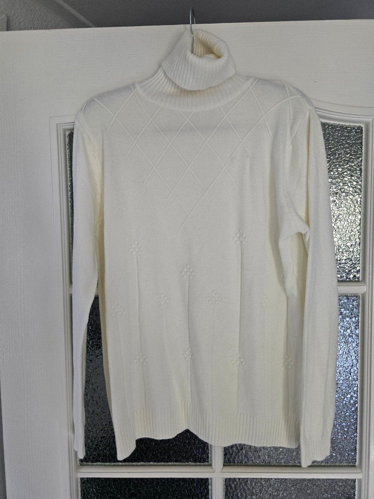 nieuw offwhite coltrui ml, Ophalen of Verzenden, Nieuw, Wit