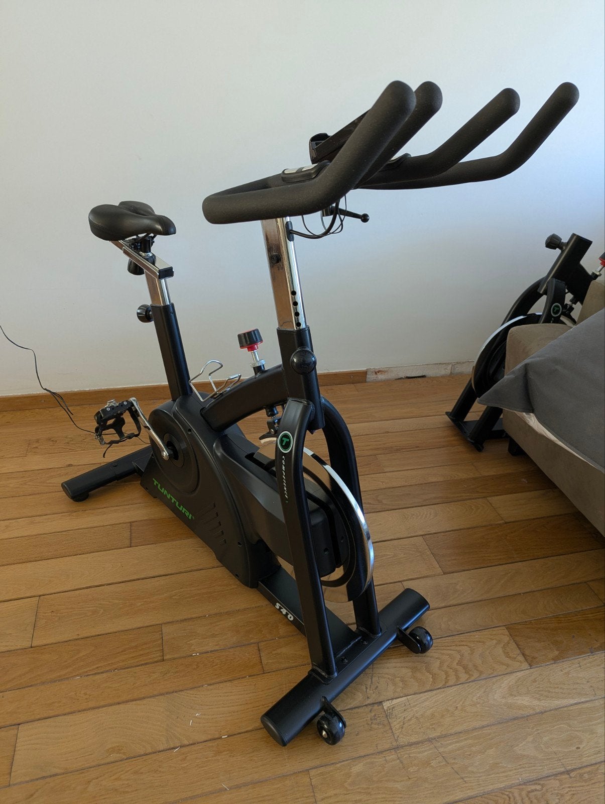 Tunturi Competence S40 Sprinter Bike / hometrainer fitness, Ophalen, Zo goed als nieuw, Metaal, Benen