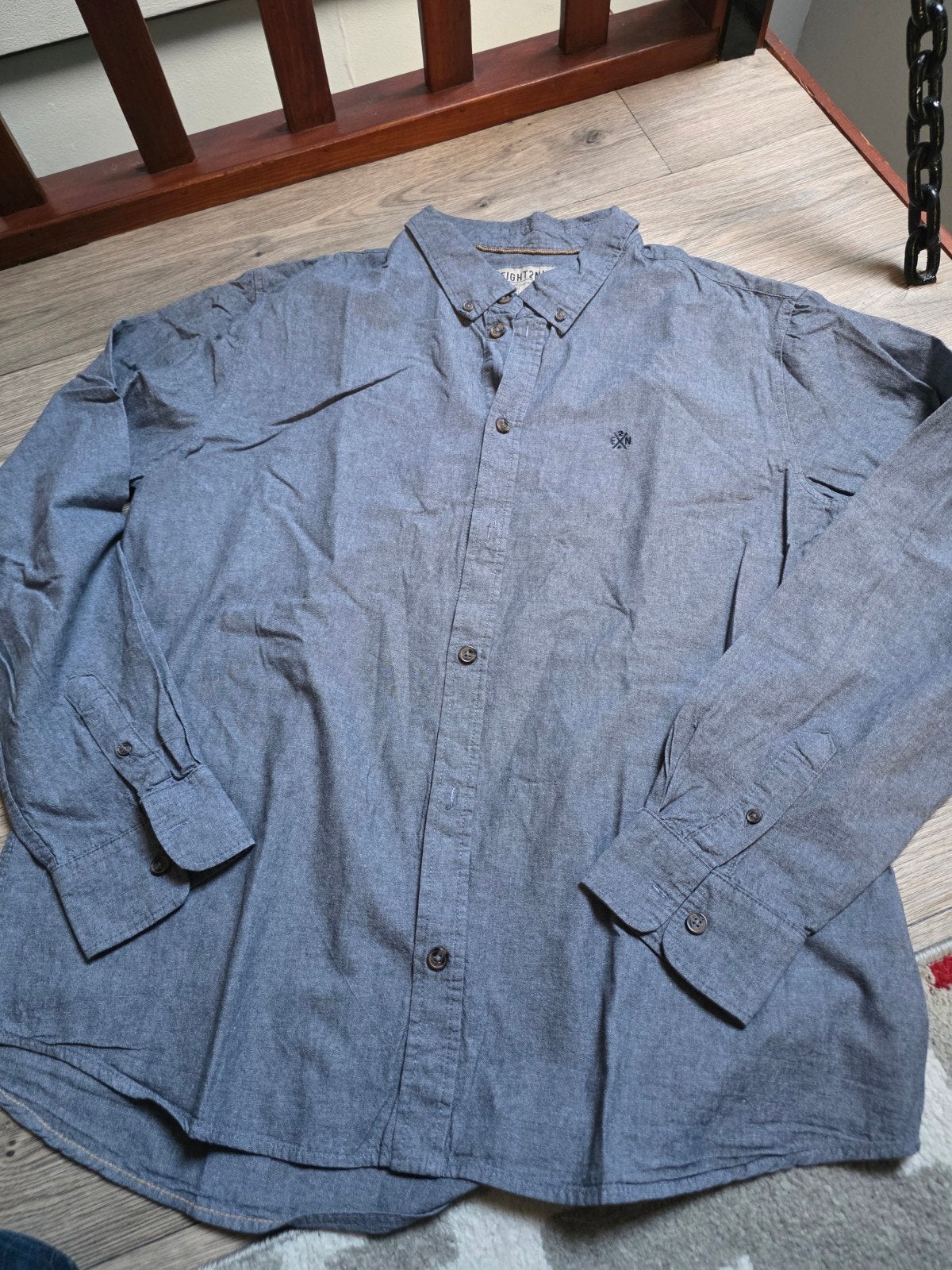 overhemd maat xl, Ophalen of Verzenden, Zo goed als nieuw, Blauw, Overhemd