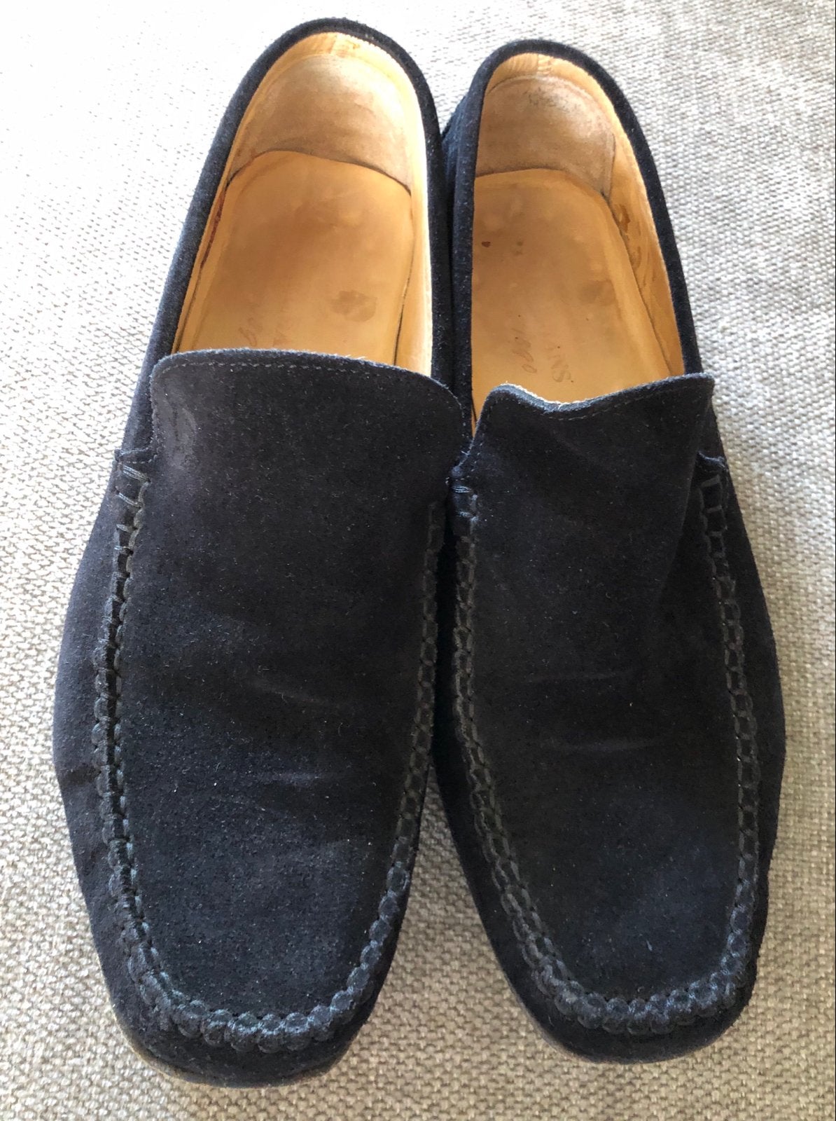 Berkelmans Moccassins Zwart Suède Maat 39, Zwart, Ophalen of Verzenden, Espadrilles of Moccasins, Gedragen