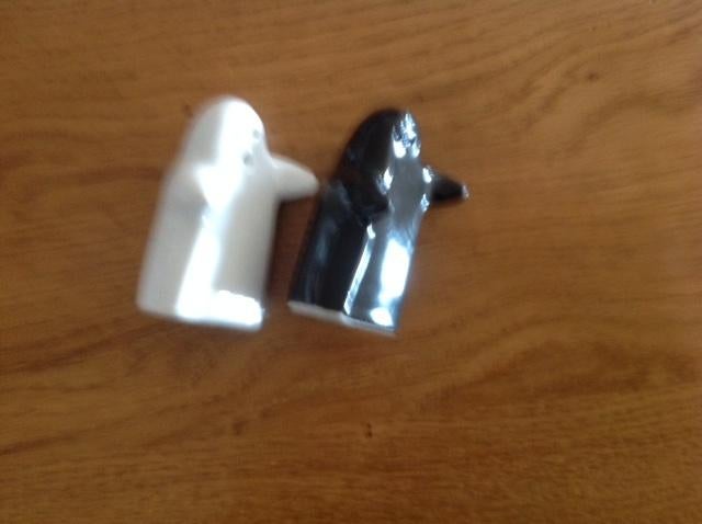 Peper en zoutstel zwart wit, Ophalen of Verzenden
