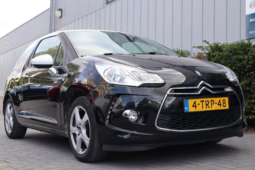 Citroën DS3 1.2 VTI 2014 | Handel / Export |, Voorwielaandrijving, 31 €/maand, Zwart, Origineel Nederlands