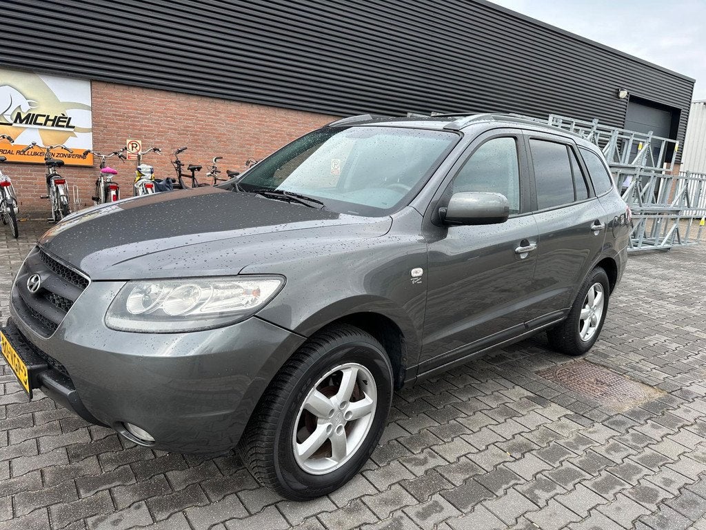 Hyundai Santa Fe 2.2 CRDi VGT StyleVersion grijs kenteken, Auto's, Bestelauto's, 1800 kg, Gebruikt, 4 cilinders, Stoelverwarming