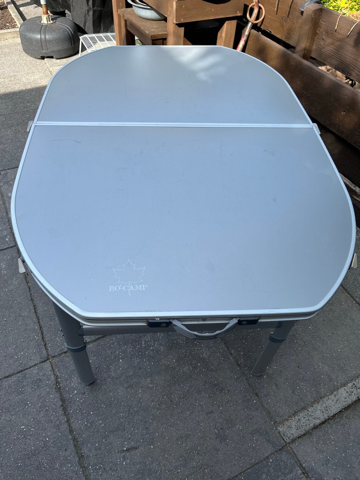Bo-Camp campingtafel - Compact en handig, Ophalen of Verzenden, Gebruikt
