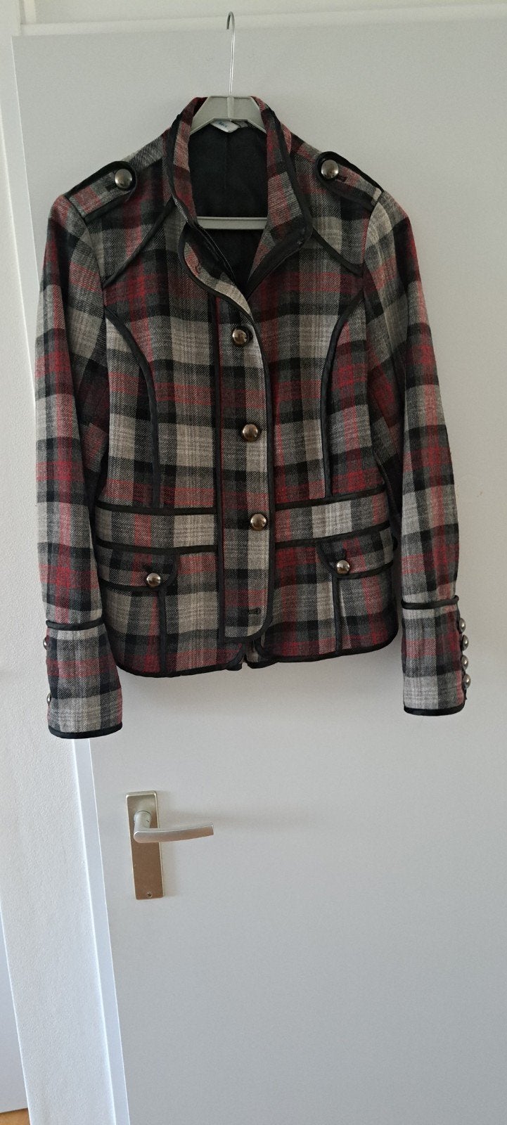 ruitjes blazer  mt 38 zgan, Maat 38/40 (M), Overige kleuren, Ophalen of Verzenden, Zo goed als nieuw