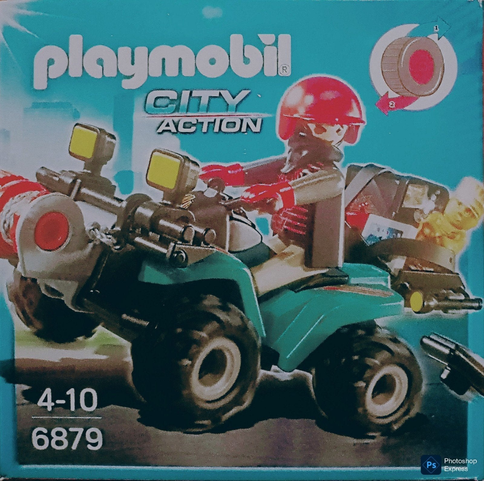 City Action Bandiet Op Quad Met Lier 6879, Ophalen of Verzenden, Zo goed als nieuw, Complete set