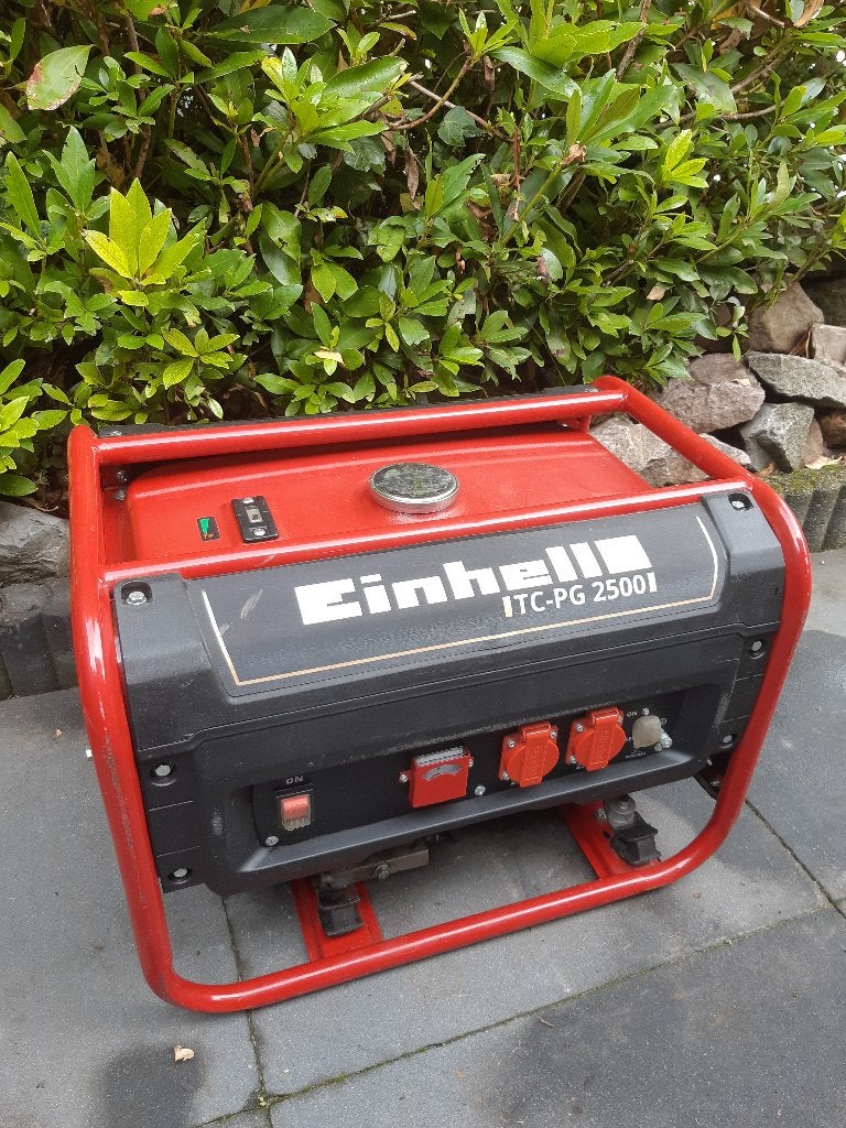Einhell generator, Doe-het-zelf en Verbouw, Ophalen, Gebruikt, Minder dan 5 kVA, Benzine