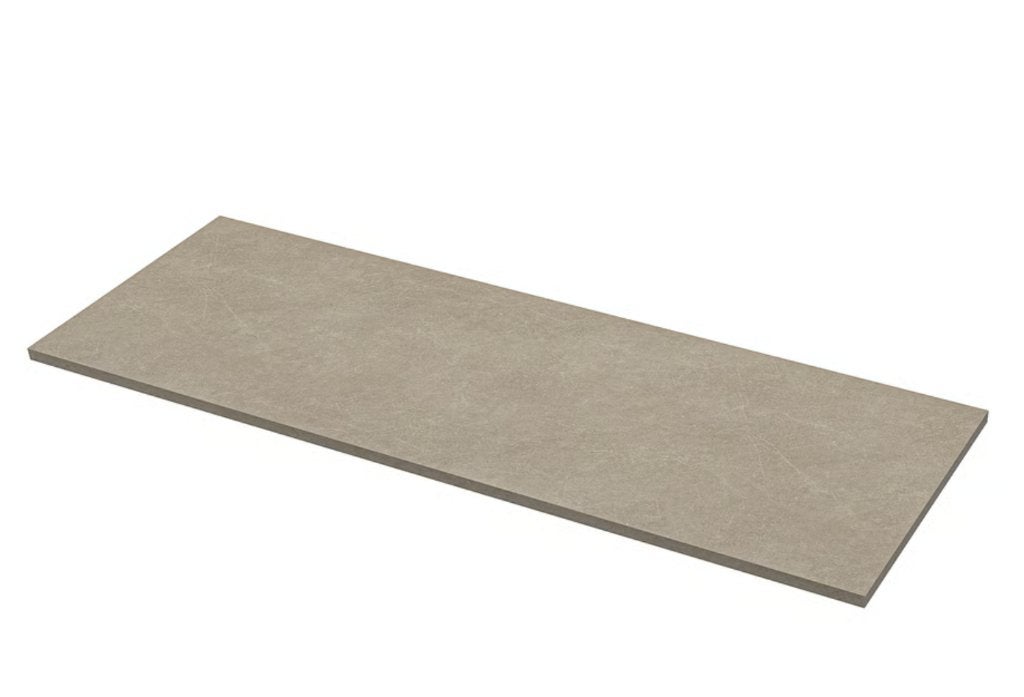 Werkblad ekbacken, Ophalen, Beige, Nieuw, 200 cm of meer