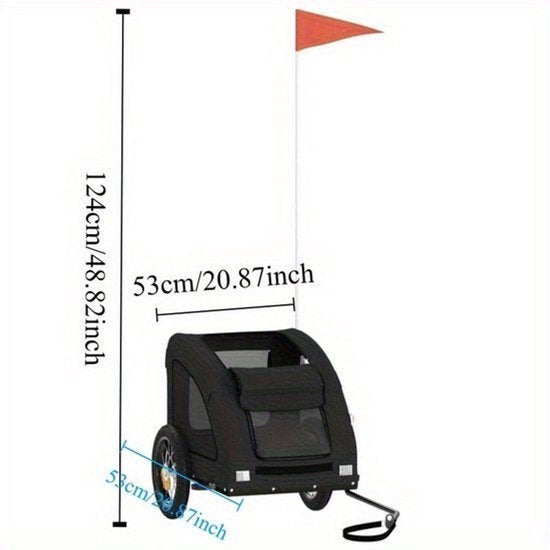 Hondenfietsaanhanger – Hondenaanhanger – Fietsbuggy, Corvance B.V., Verzenden, Nieuw, Corvancebol@gmail.com