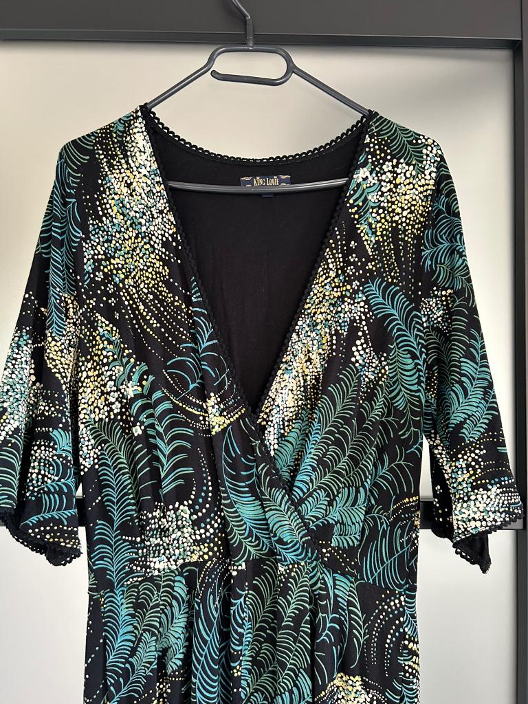 King Louie maat L Zita jumpsuit broekpak 3079, Maat 42/44 (L), Ophalen of Verzenden, Zo goed als nieuw, King Louie