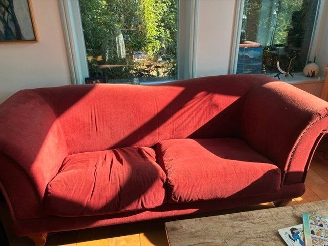 3- zits bank, Ophalen, Gebruikt, Driepersoons, 75 tot 100 cm